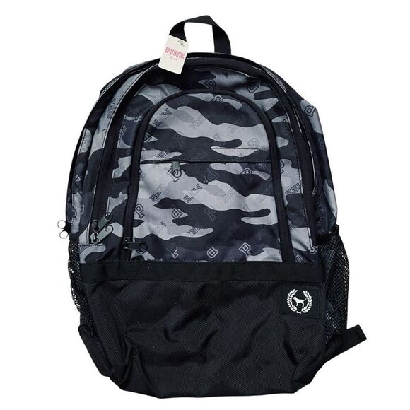 NWT Gorgeous Victoria\'s Secret PINK Campus College Black Grey Camo Backpack Bag main image 8